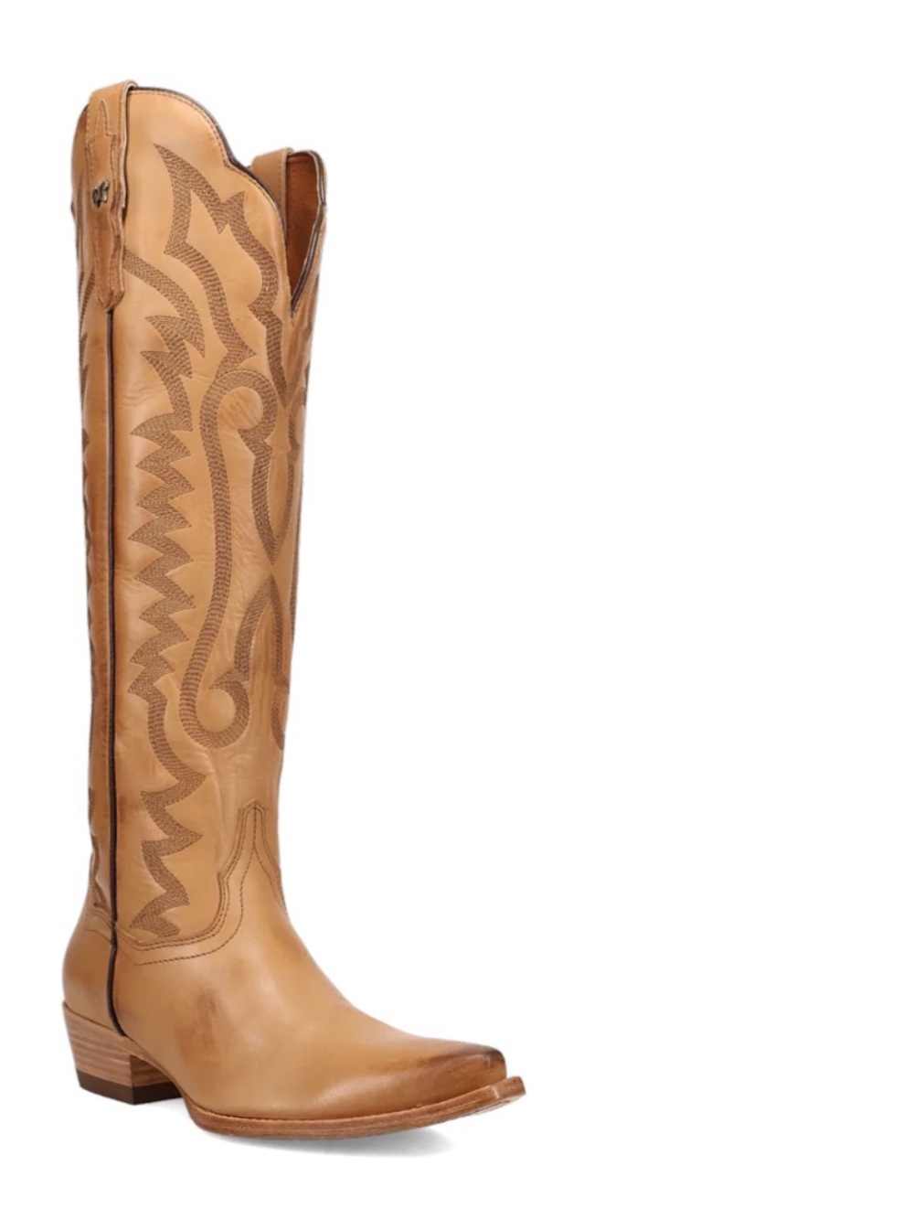 Brand new Dan Post Western Tall Tan Leather Cowboy cowgirl Boots - Women